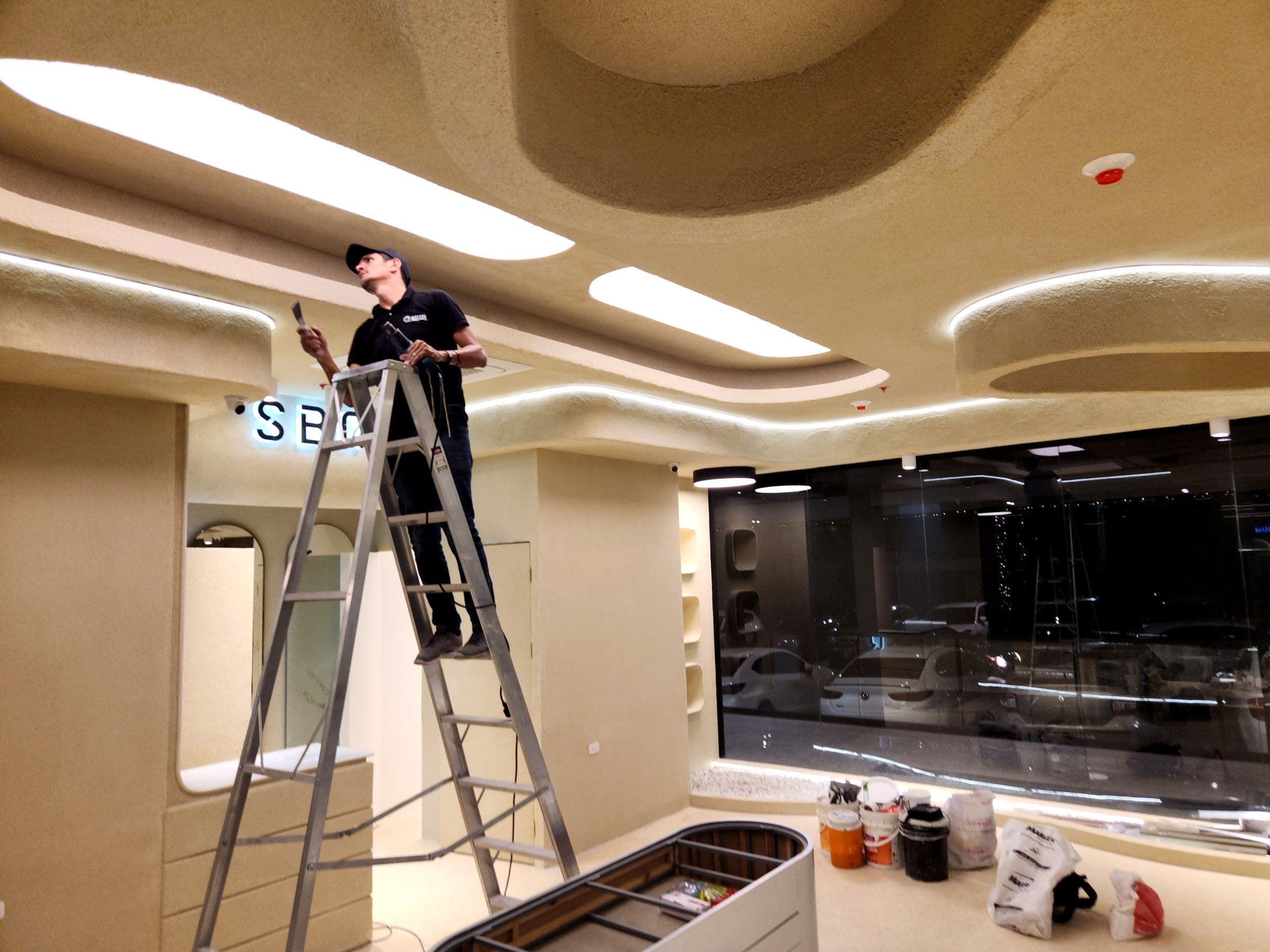 Iluminación Tensolight — SBQ Le Meridiem, proyecto KORE by Insecon